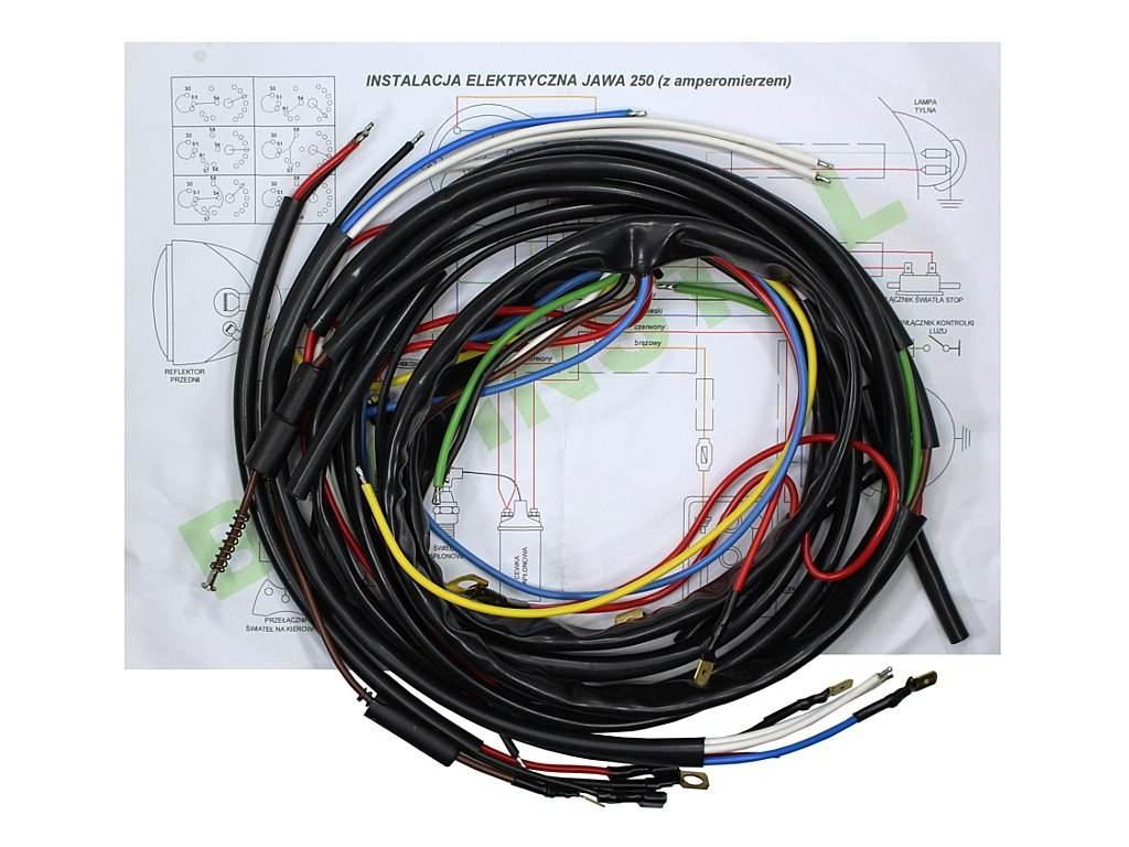 Instalacja Elektryczna Jawa 250 Z Amperomierzem