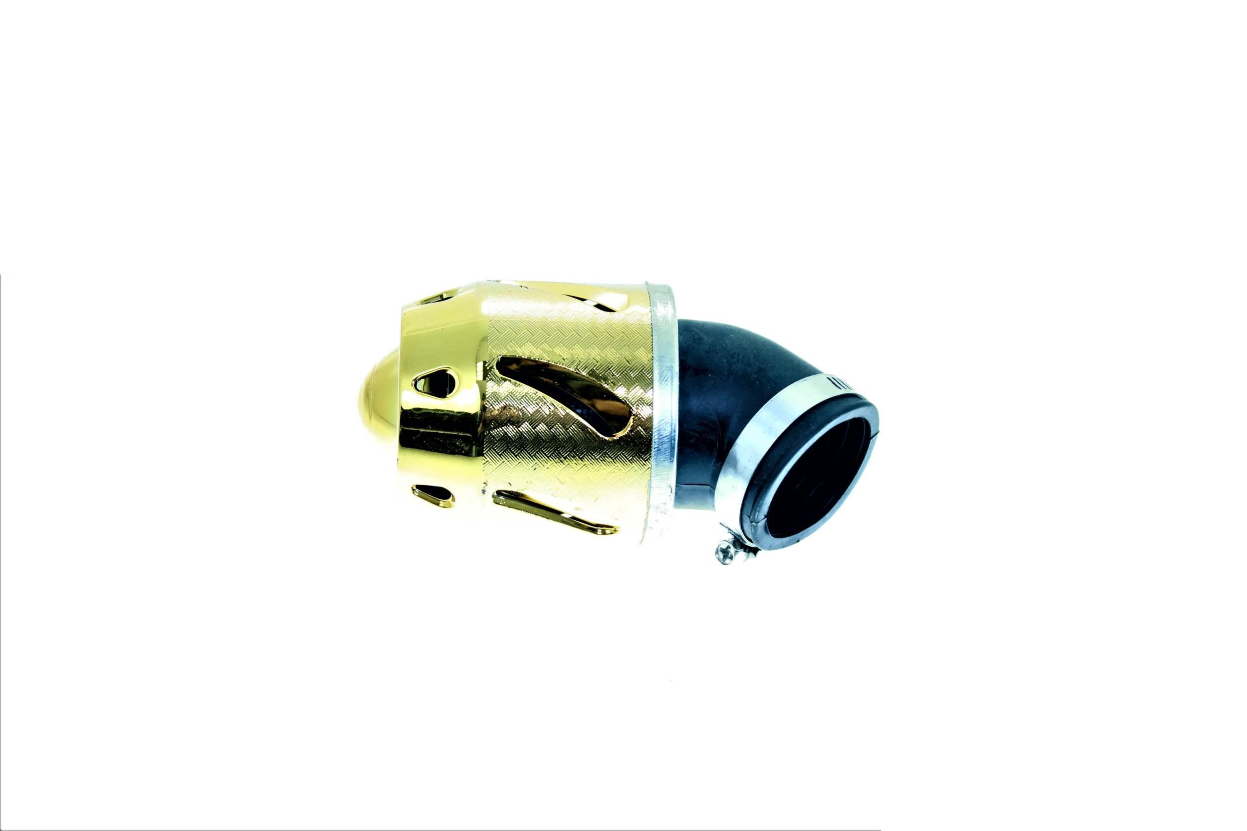 Filtr powietrza tuningowy złoty 32-35 mm 45 stopni pf 10 060 1054