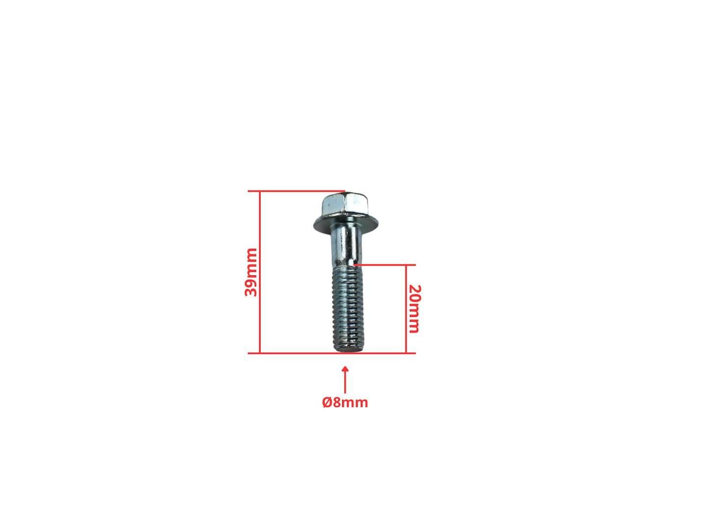 Śruba M8X32Mm Sześciokąt Ocynk - zdjęcie 2