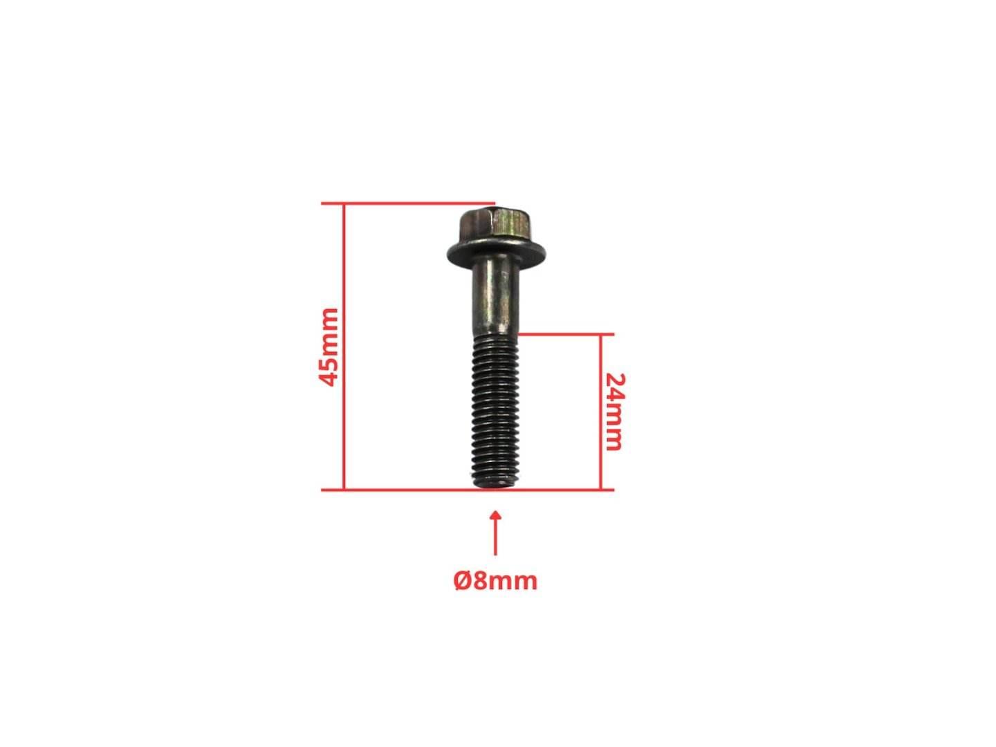 Śruba M8X38Mm Sześciokąt Zielona - zdjęcie 2