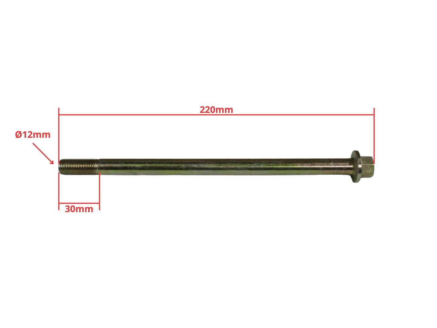 Ośka M12X207Mm Benzer Barton Street Zipp Gy6 - zdjęcie 2