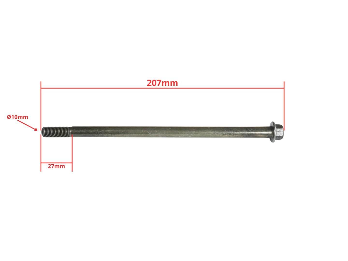 Ośka M10X197Mm Benzer Barton Street Zipp Gy6 - zdjęcie 2