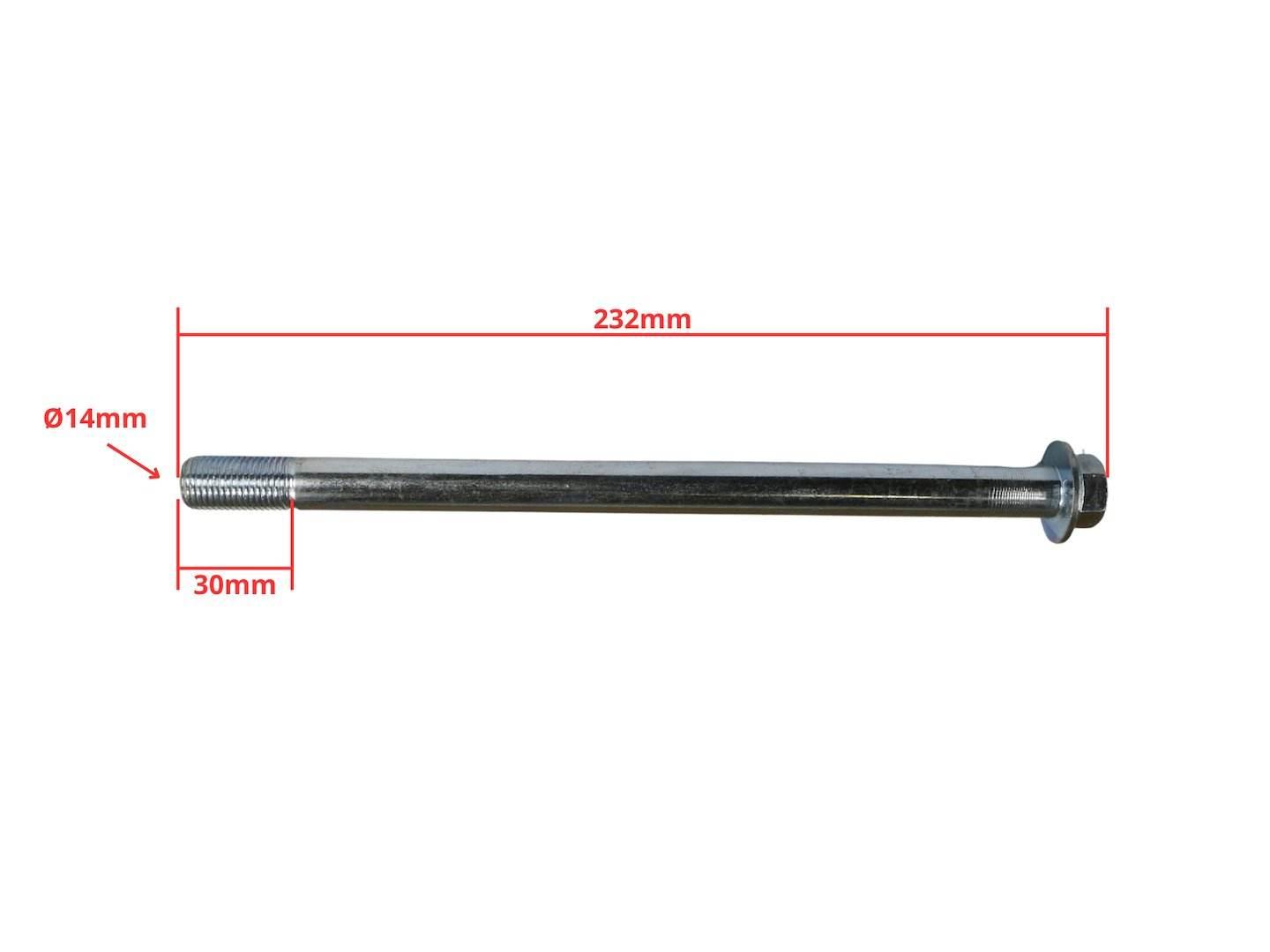 Ośka M14X220Mm Benzer Barton Street Zipp Gy6 - zdjęcie 2