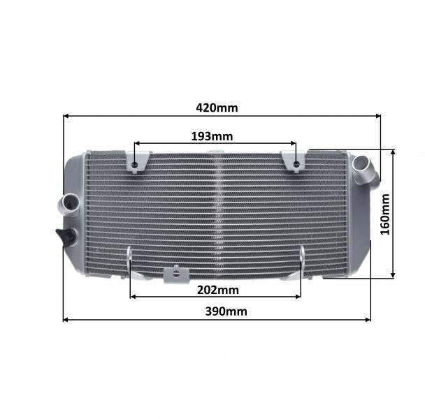 Chłodnica Cieczy Do Yamaha Tmax 530 2012-2016 - zdjęcie 2