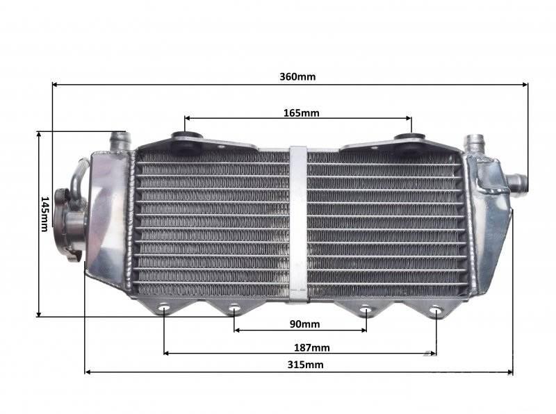 Chłodnica Cieczy Do Yamaha Yz250 Yz250X Yz250G 200 - zdjęcie 2