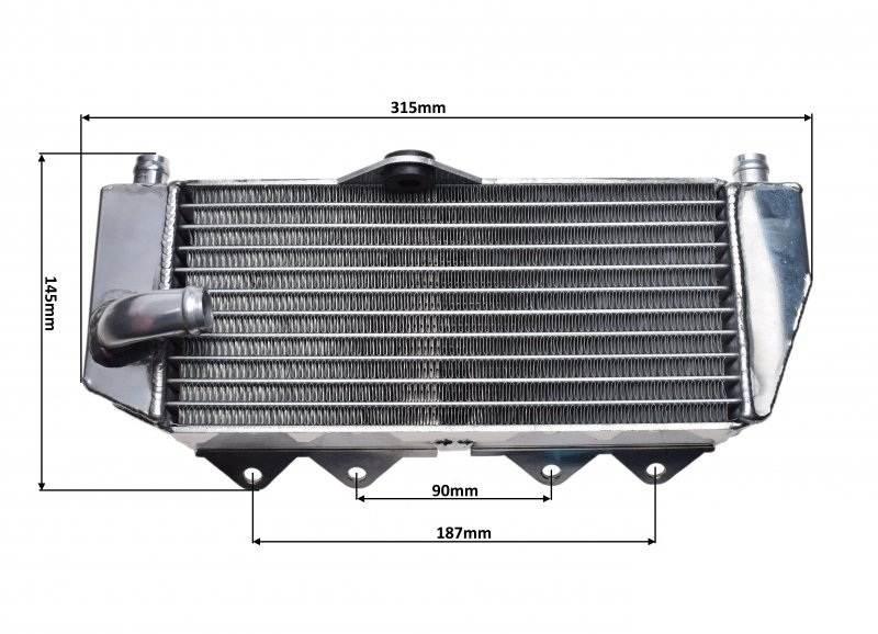 Chłodnica Cieczy Do Yamaha Yz250 Yz250X Yz250G 200 - zdjęcie 3