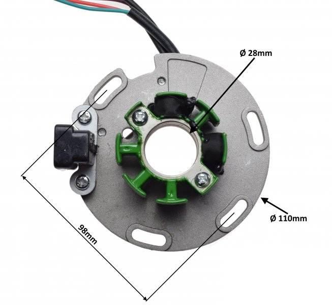 Stator Iskrownik Do Suzuki Rm125 Rm250 1989-1995 - zdjęcie 2