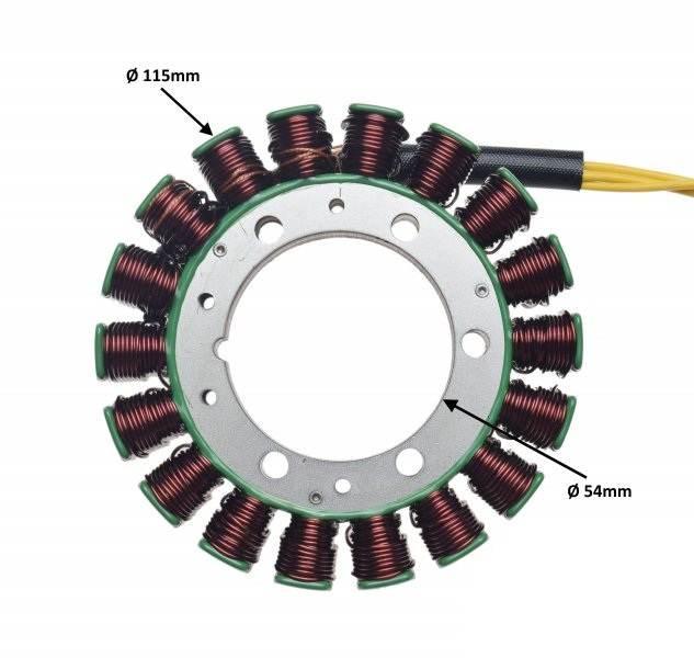 Stator 18 Cewek Do Honda Vf700 Magna 1987 - zdjęcie 2
