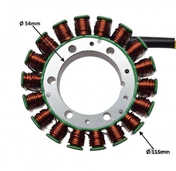 Stator 18 Cewek Do Honda Vf700 750 1100 82-88 - zdjęcie 2