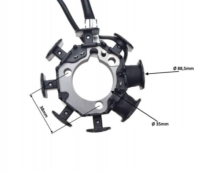 Stator 8 Cewek Do Honda Crf150F 03-05 | AI22640 - zdjęcie 2