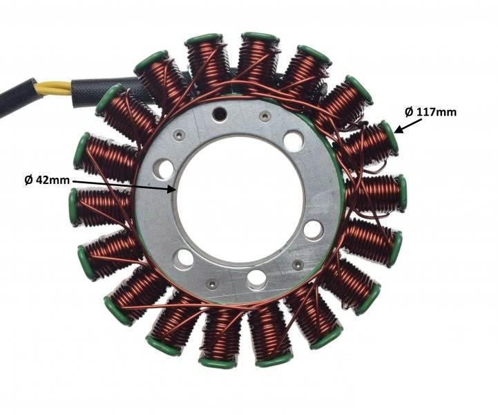 Stator 18 Cewek Do Polaris Msx 110 150 2004 - zdjęcie 2