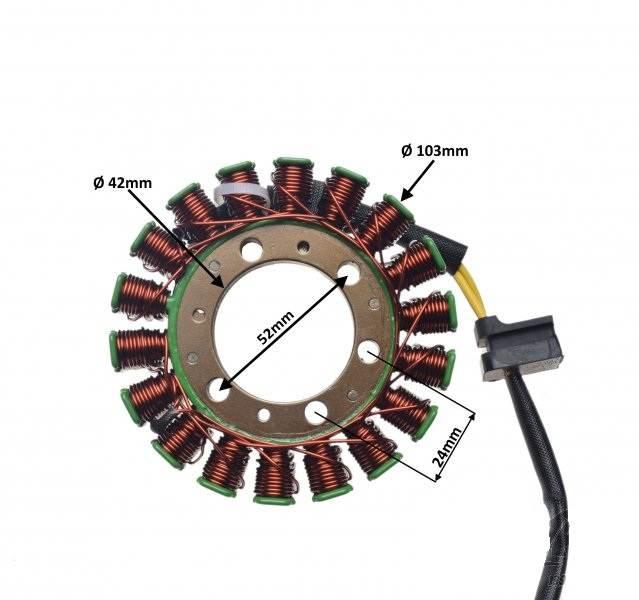 Stator 18 Cewek Do Kawasaki Ninja 600R 85-97 - zdjęcie 2