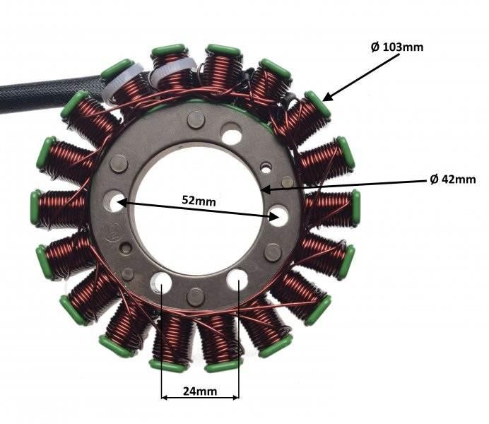 Stator 18 Cewek Do Honda Cbr600F 87-90 | AI22645 - zdjęcie 2