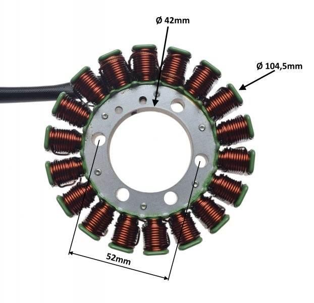 Stator 18 Cewek Do Kawasaki Zx-12R Ninja 02-03 - zdjęcie 2