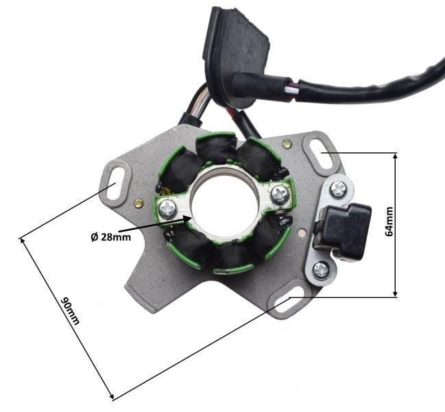Stator 6 Cewek Do Suzuki Rm 125 05-08 | AI22754 - zdjęcie 2