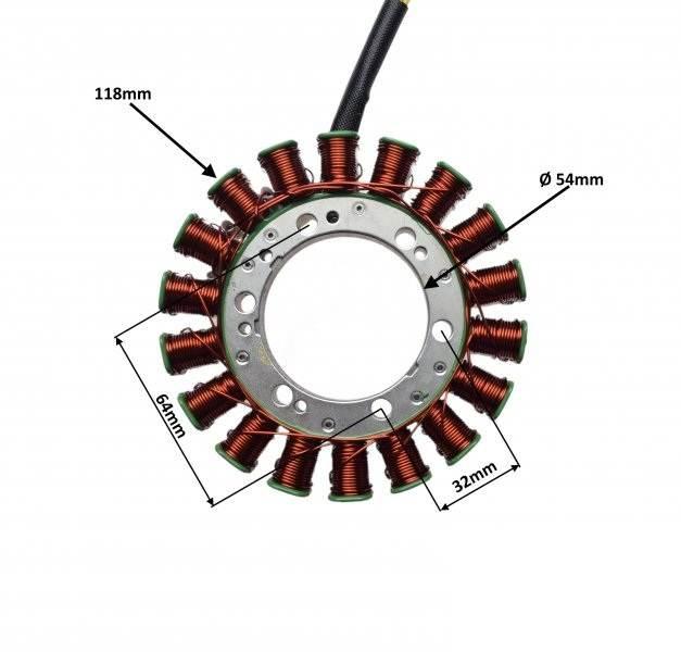 Stator 18 Cewek Do Honda Vt750 98-03 | AI22756 - zdjęcie 2