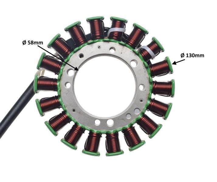 Stator 18 Cewek Do Yamaha V Star 1100 1999 - zdjęcie 2