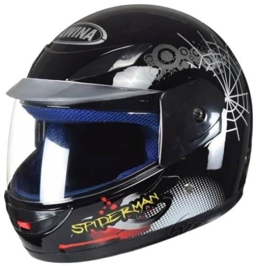Kask Mini Rozmiar Głowy 47-48 Cm Czarny Spiderman