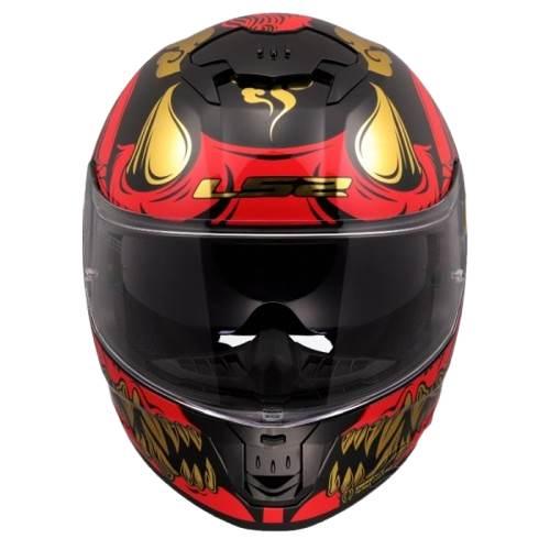 Kask Ls2 Ff808 Stream Ii Drako Black Red-06 M - zdjęcie 2