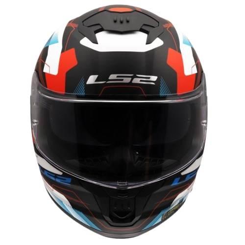 Kask Ls2 Ff808 Stream Ii Mika White Blue Red L - zdjęcie 2