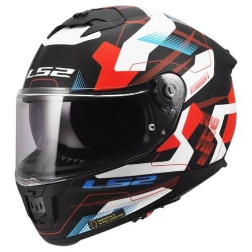 Kask Ls2 Ff808 Stream Ii Mika White Blue Red Xxl