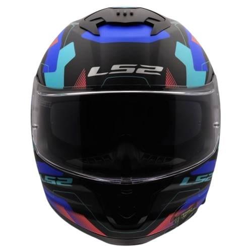 Kask Ls2 Ff808 Stream Ii Mika Black Blue L - zdjęcie 2
