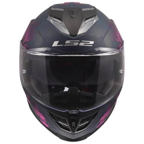 Kask Ls2 Ff818 Storm Iii Burst Black Pink Xl - zdjęcie 2