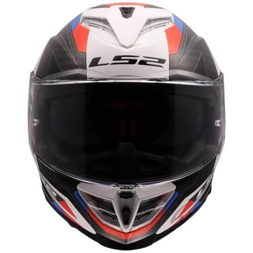 Kask Ls2 Ff818 Storm Iii Sporty White Blue Red Xxl - zdjęcie 2