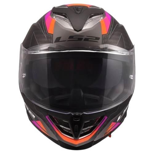 Kask Ls2 Ff818 Storm Iii Sporty Grey Purple L - zdjęcie 2