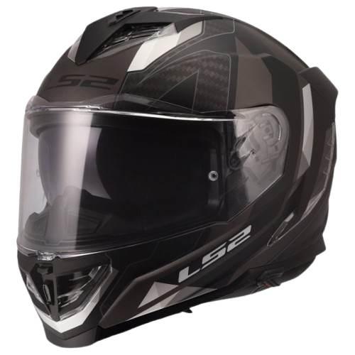 Kask Ls2 Ff818 Storm Iii Sporty Black Grey Xxl