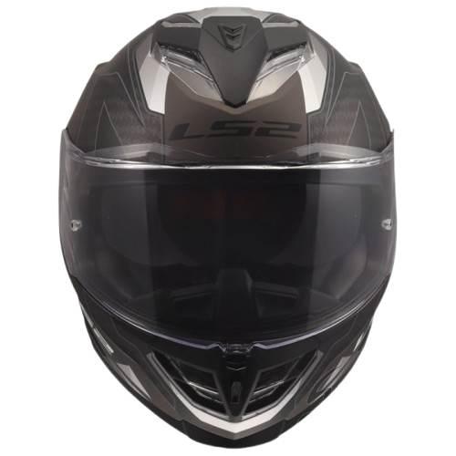 Kask Ls2 Ff818 Storm Iii Sporty Black Grey Xxl - zdjęcie 2