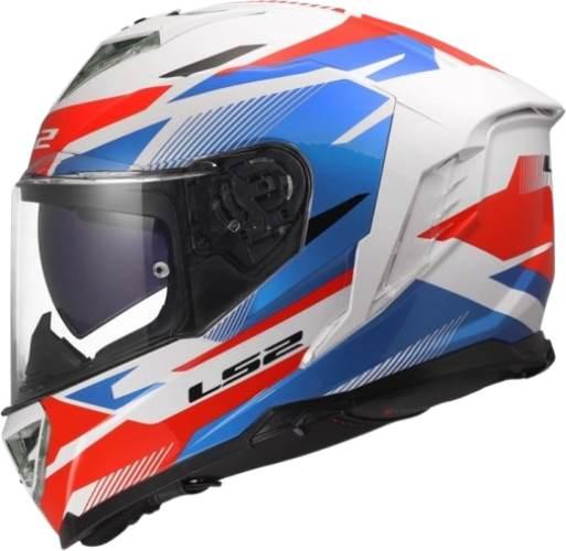 Kask Ls2 Ff818 Storm Iii Komai White Blue Red Xl