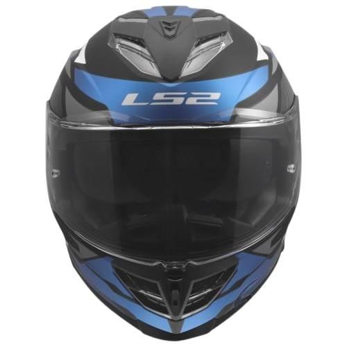 Kask Ls2 Ff818 Storm Iii Komai Black Blue Xl - zdjęcie 2