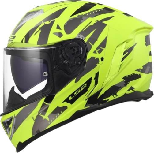 Kask Ls2 Ff818 Storm Iii Kaos H-V Yellow Xs