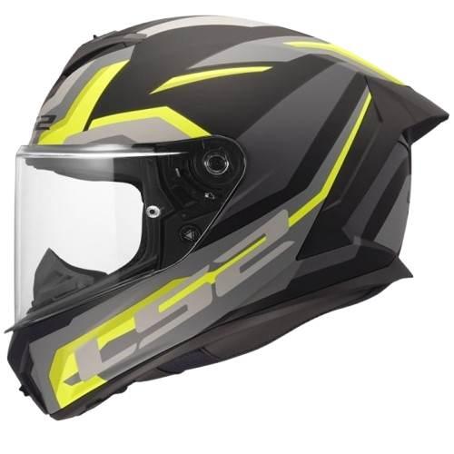 Kask Ls2 Ff820 Rapid Iii Hyper Black H-V Yel. Xxl