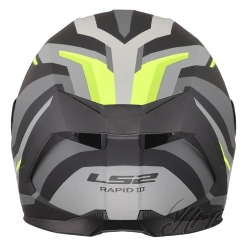 Kask Ls2 Ff820 Rapid Iii Hyper Black H-V Yel. Xxl - zdjęcie 2