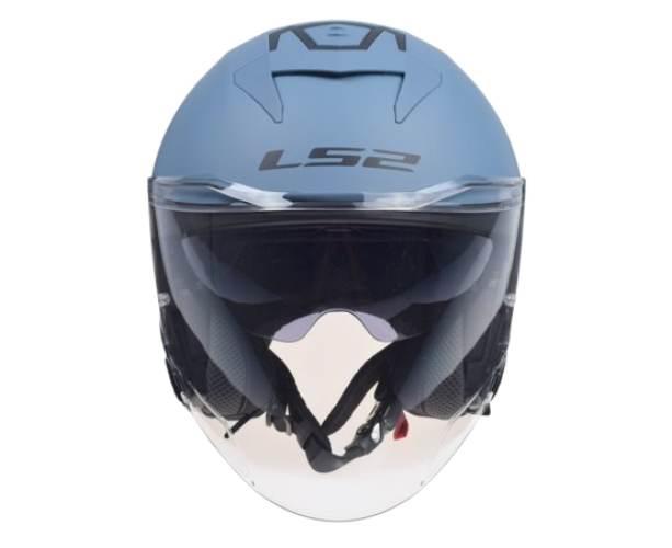 Kask Ls2 Of618 Verso Ii Solid Misty Blue M - zdjęcie 2