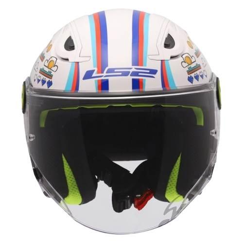 Kask Ls2 Of622 Funny Ii Next Level White L - zdjęcie 2