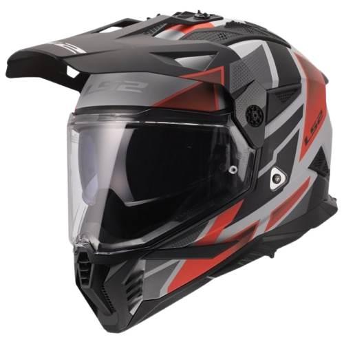 Kask Ls2 Mx702 Pioneer Ii Block Grey Red 3Xl