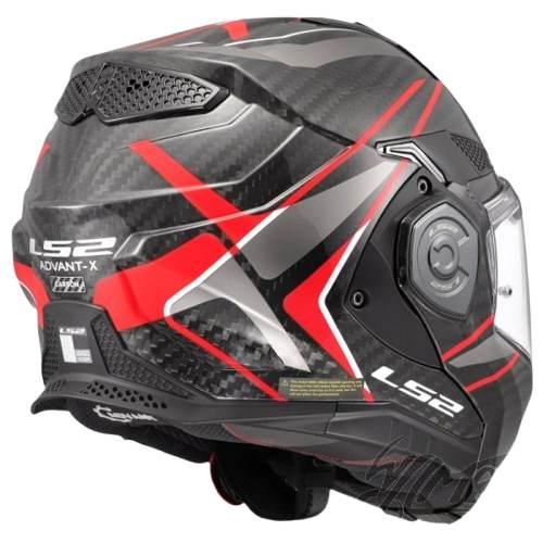 Kask Ls2 Ff901 Advant X C Future Ii Red-06 M - zdjęcie 2