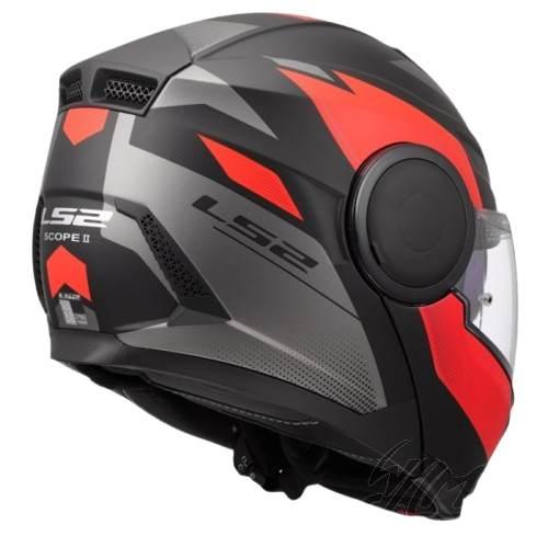 Kask Ls2 Ff902 Scope Ii Duria M.black Red-06 L - zdjęcie 2