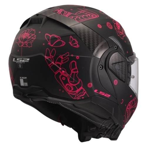 Kask Ls2 Ff910 Advant Ii Sophia Black Pink M - zdjęcie 2