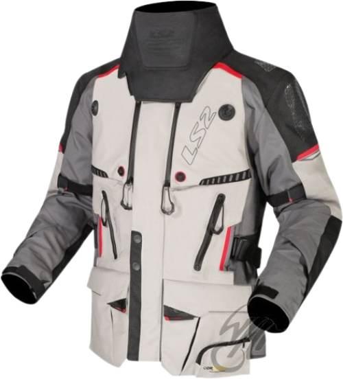 Kurtka Ls2 Apollo Man Grey Black Red Xl | AK64220F01076