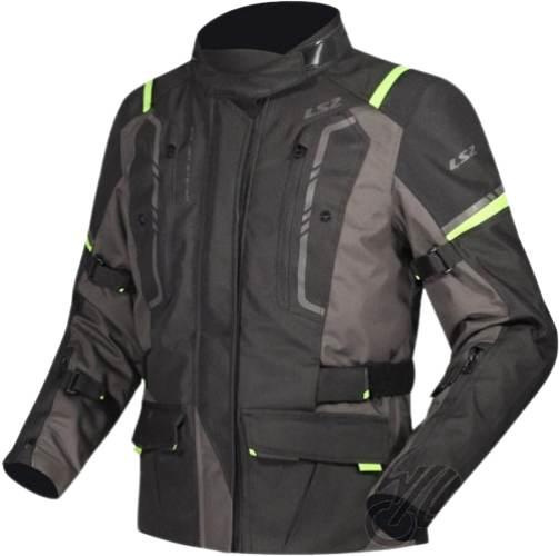 Kurtka Ls2 Narvik Lady Grey Black H-V Yellow L