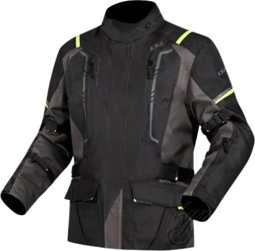 Kurtka Ls2 Narvik Man Grey Black H-V Yellow L