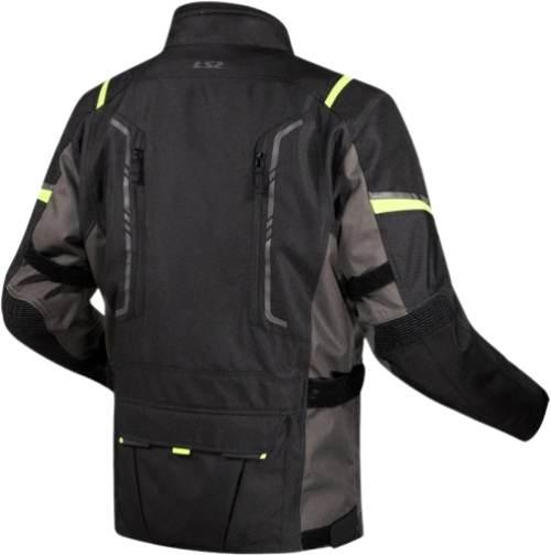 Kurtka Ls2 Narvik Man Grey Black H-V Yellow Xxl - zdjęcie 2