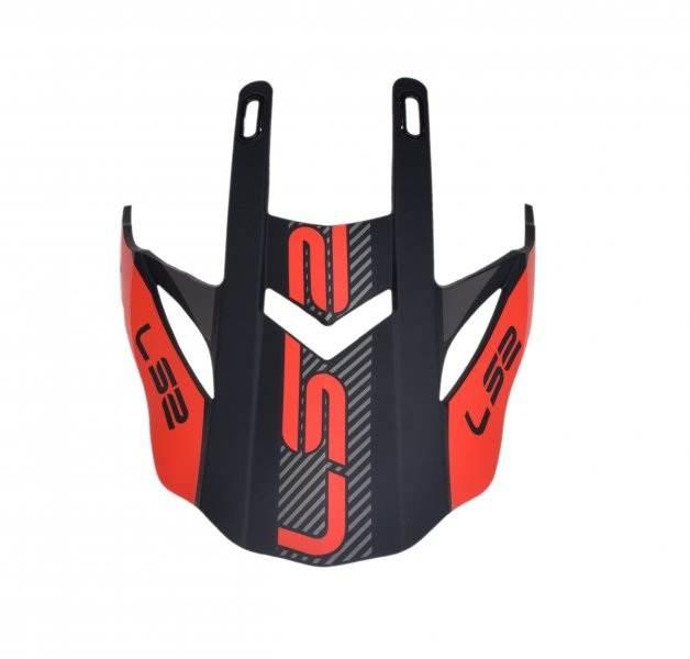 Daszek Kasku Mx436 Evo Adventurer Black Red - zdjęcie 2