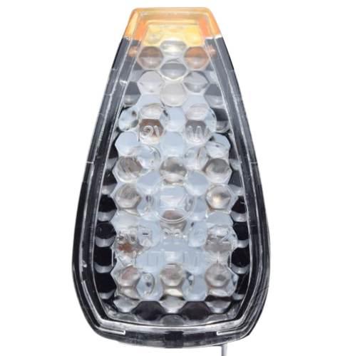 Kierunkowskaz Czarny Biały Klosz Led | AM13315 - zdjęcie 3