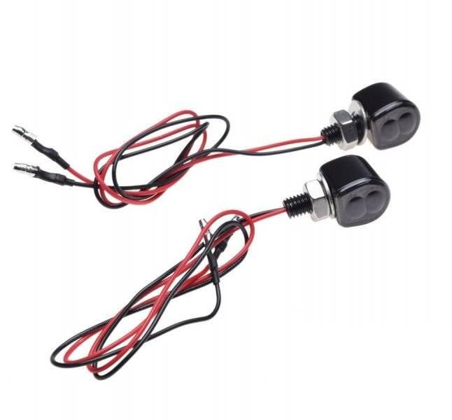Kierunkowskaz Mini Czarny Diody Led | AM1495