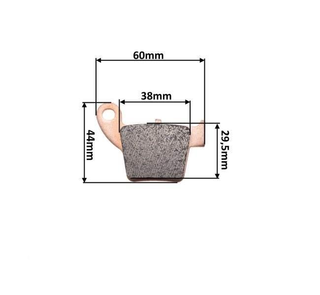 Klocki Hamulca Tył Honda | AW0939 - zdjęcie 2